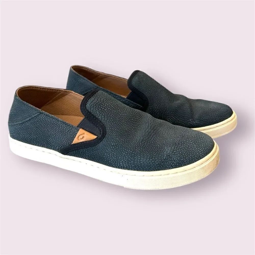 OLUKAI Pehuea Leather Drop-In Sneaker